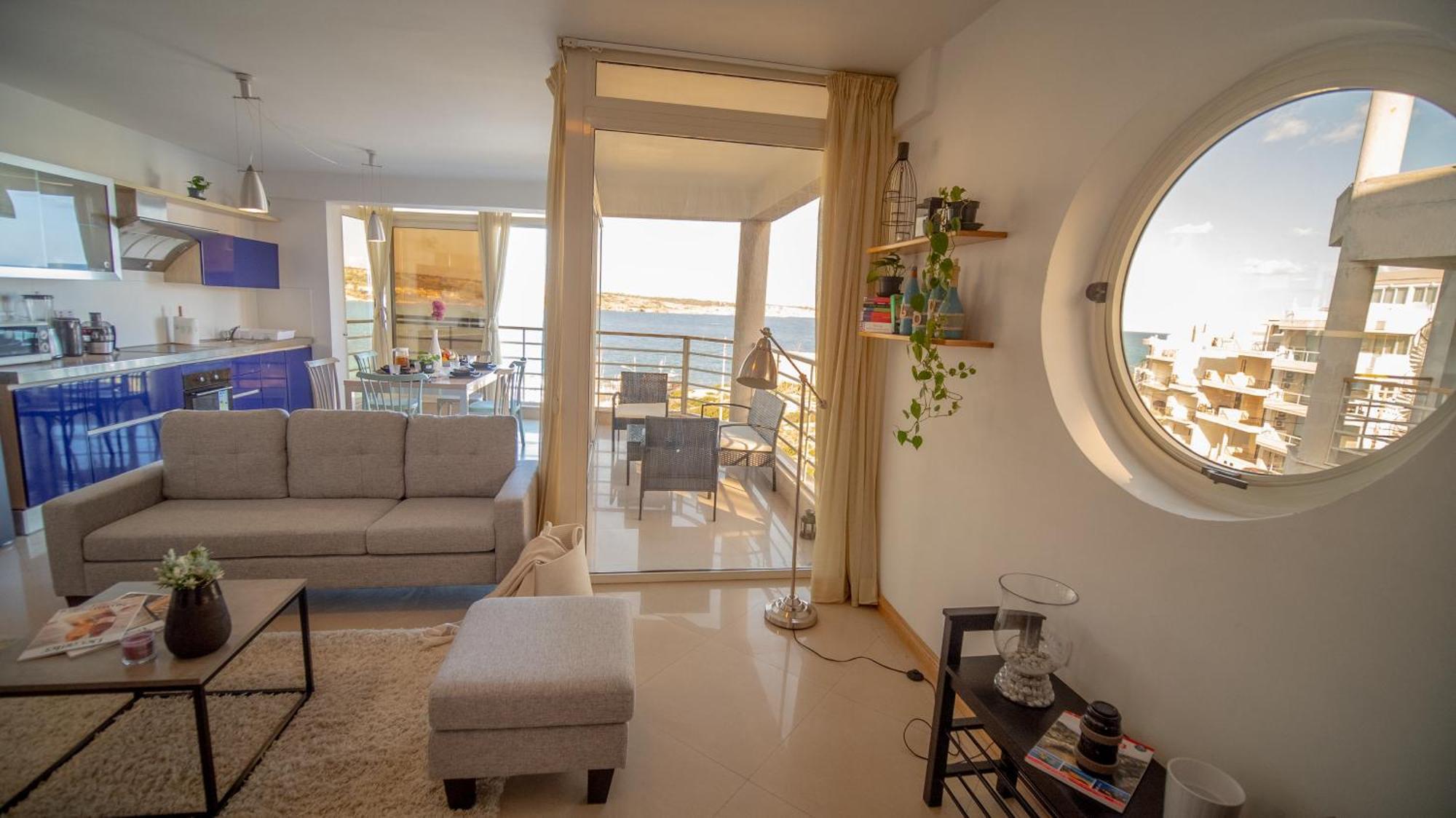 Mellieha Bay 3 Bedroom Apartment "Coastal Comfort" Eksteriør bilde